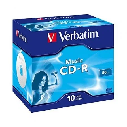 Verbatim Music CD-R 700MB 16x Pack de 10 unidades Jewel Case